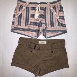 American Rag Co Shorts & REWIND Striped Tassel Drawstring Shorts Women Size 7